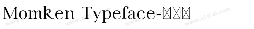 Momken Typeface字体转换
